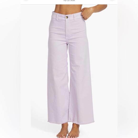 Billabong Denim - Billabong Lavender high rise Wide-Leg Women Jeans 27